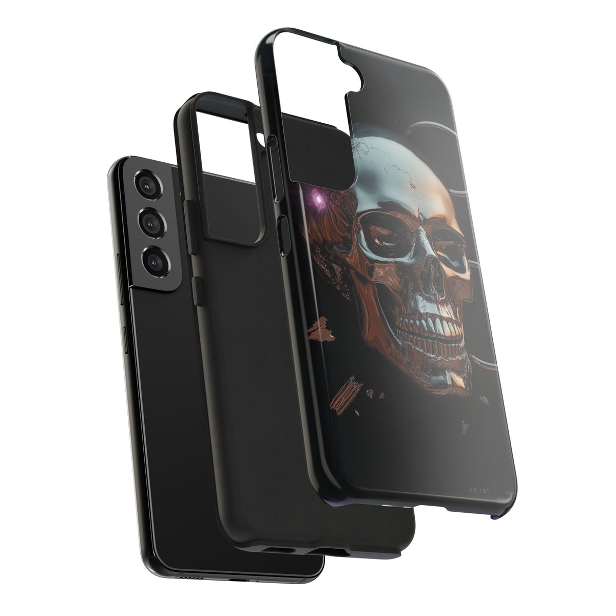 Funda Premium MINUX para iPhone y Samsung Galaxy - Iron Skull 002