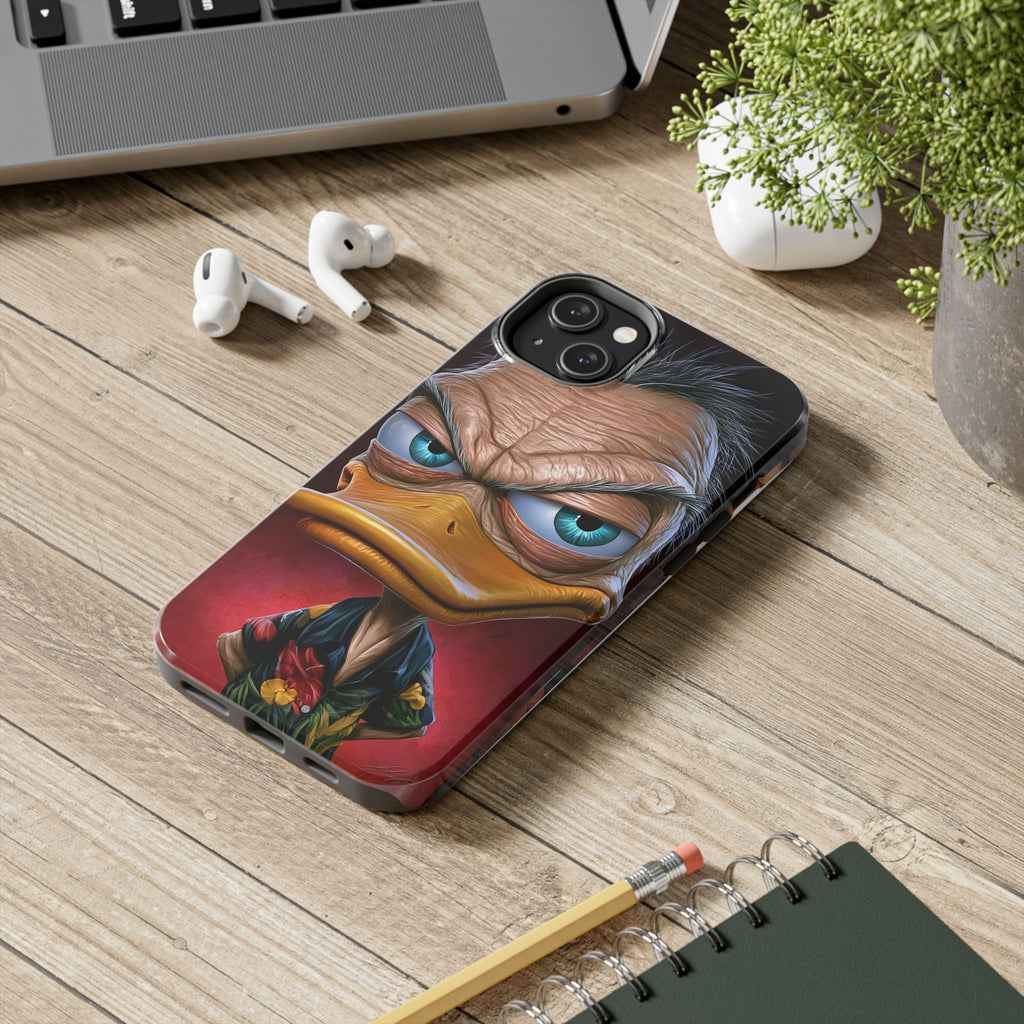 Funda Premium MINUX para iPhone y Samsung Galaxy - 3D Duck face
