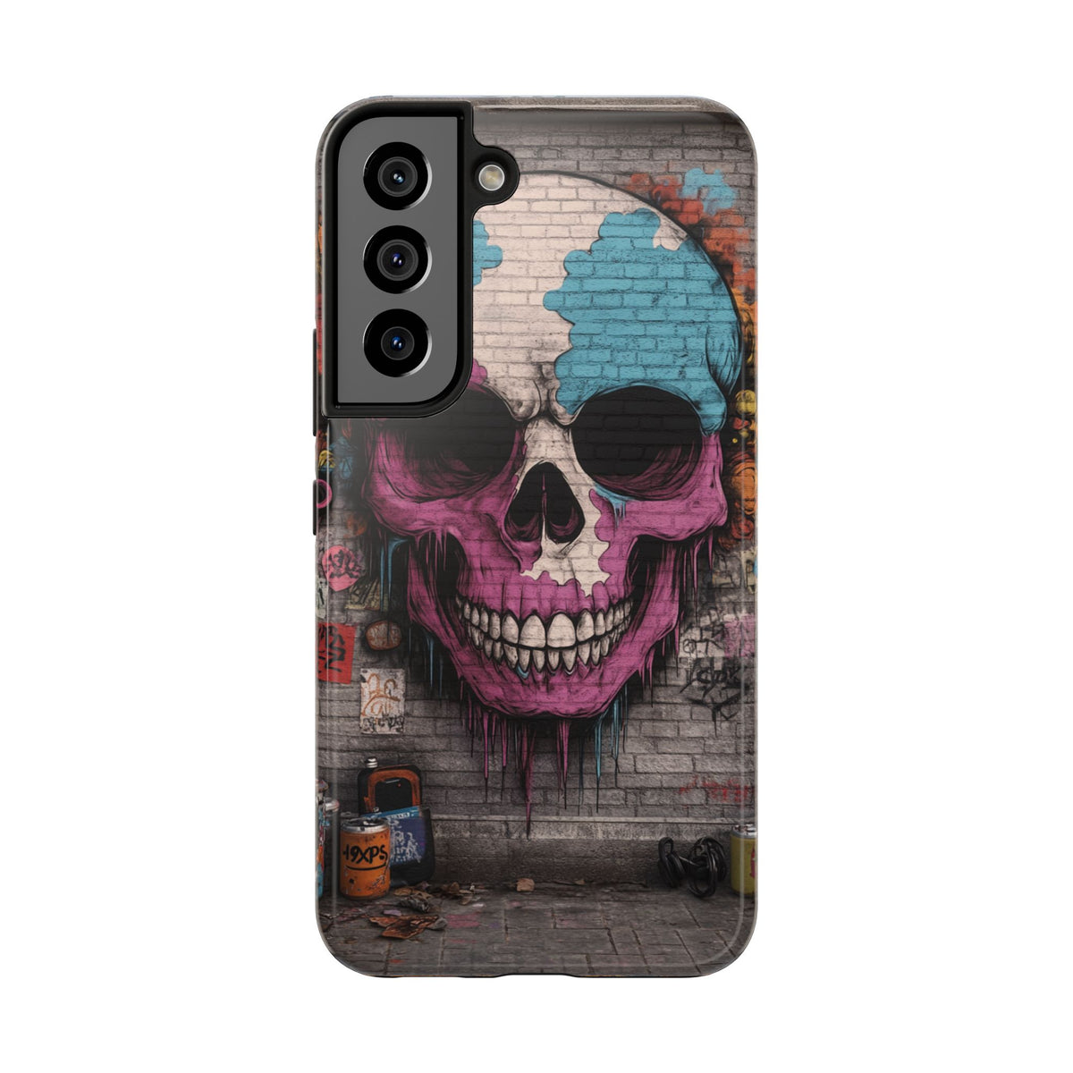 Funda Premium MINUX para iPhone y Samsung Galaxy - Graffiti Skull 001