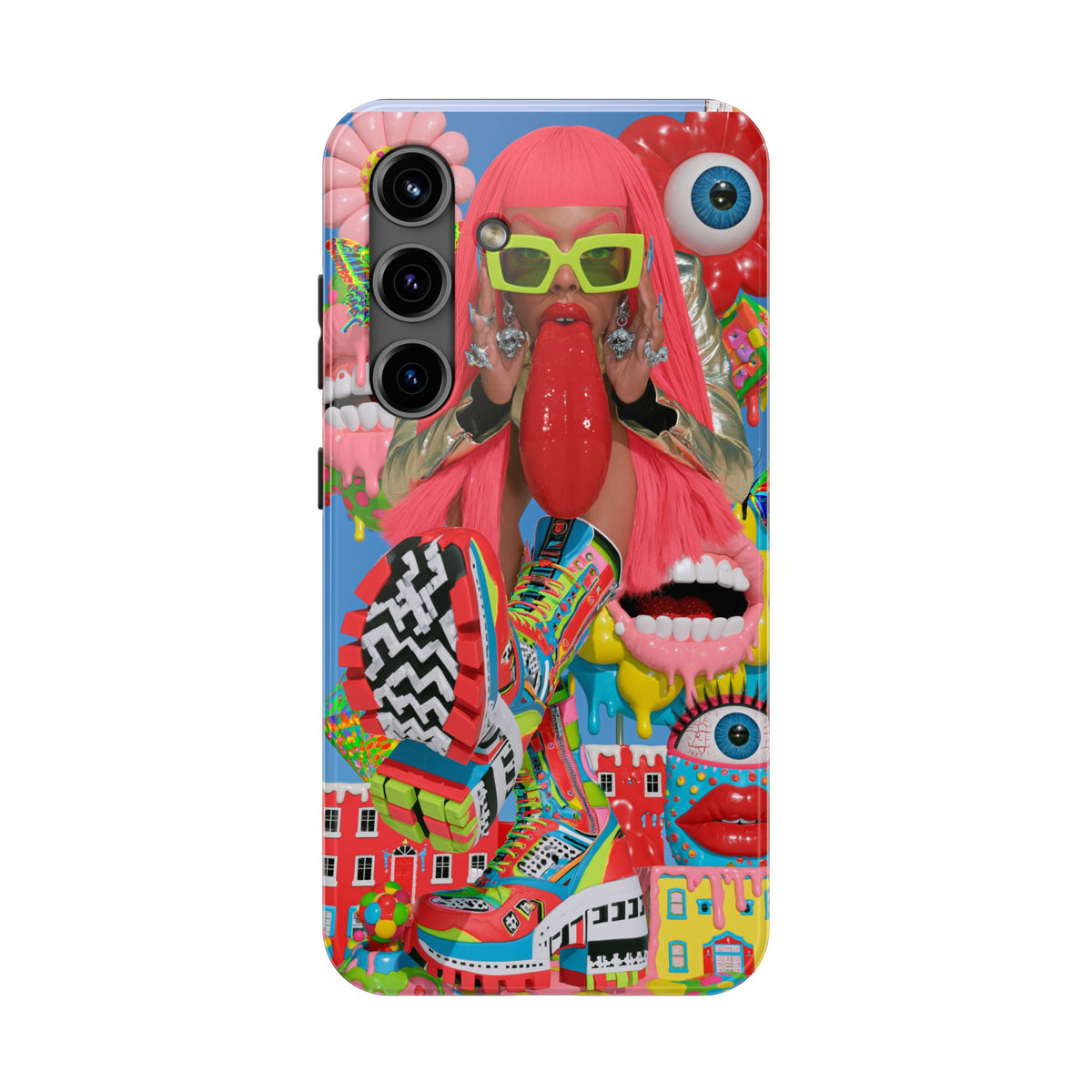 Fundas Premium MINUX para iPhone y Samsung Galaxy - Crimson Dream Creature
