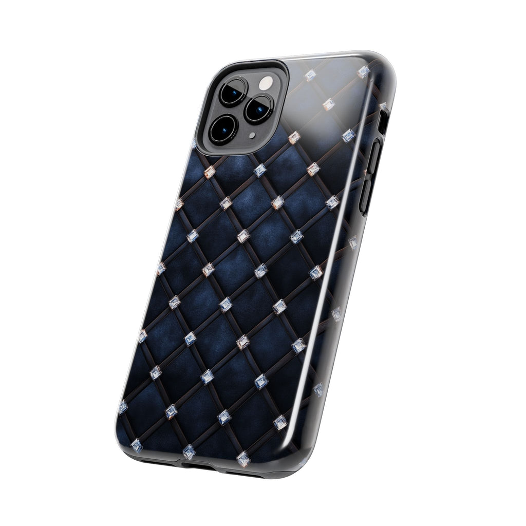 Fundas Premium MINUX para iPhone y Samsung Galaxy - Midnight Diamond Quilt