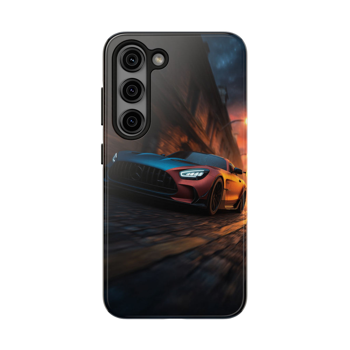Funda Premium MINUX para iPhone y Samsung Galaxy - Neon car
