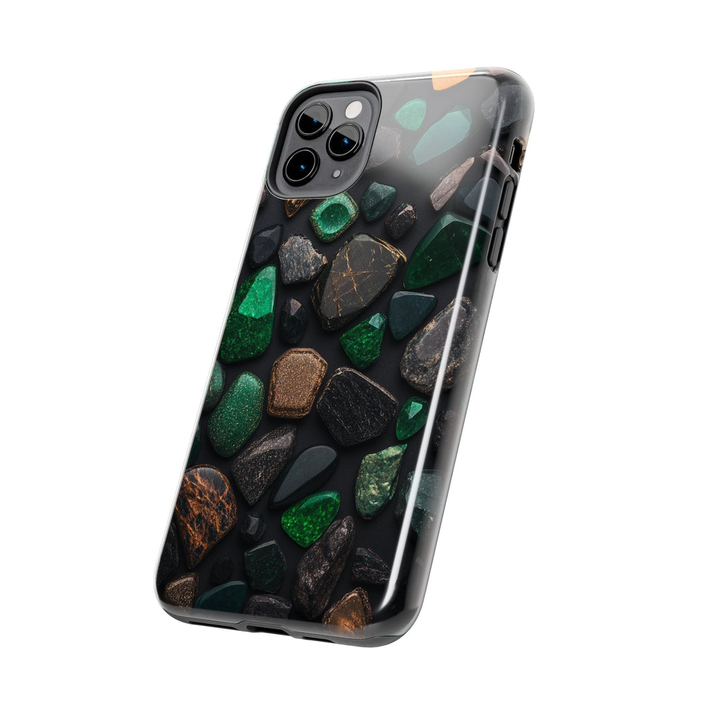 Fundas Premium MINUX para iPhone y Samsung Galaxy - Emerald Stone Mosaic