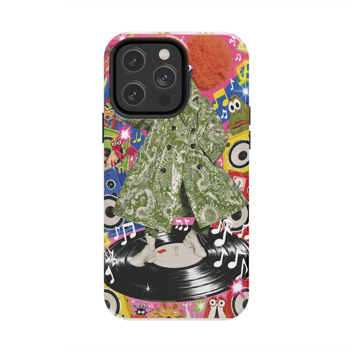 Fundas Premium MINUX para iPhone y Samsung Galaxy - Purple Tech Creature