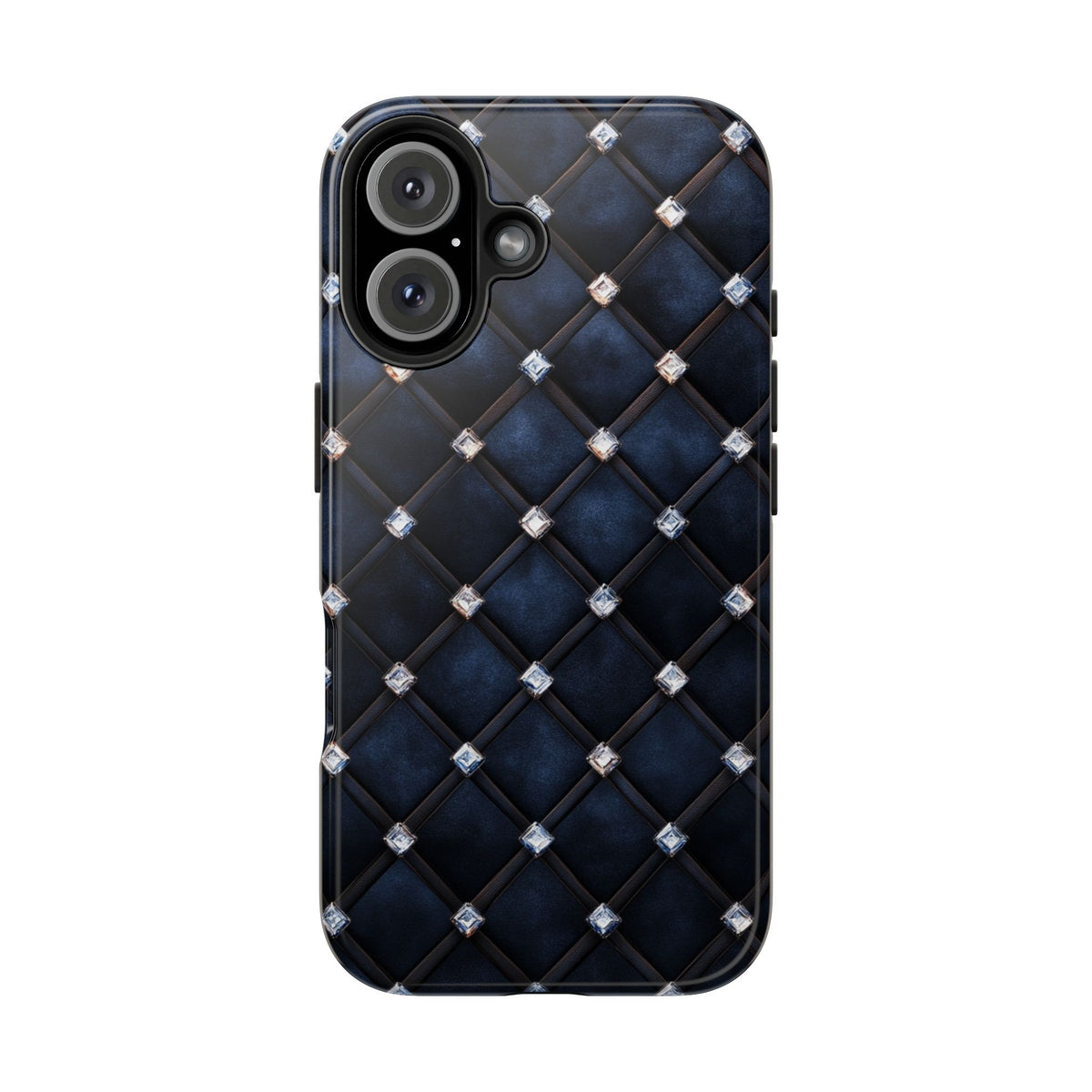 Fundas Premium MINUX para iPhone y Samsung Galaxy - Midnight Diamond Quilt