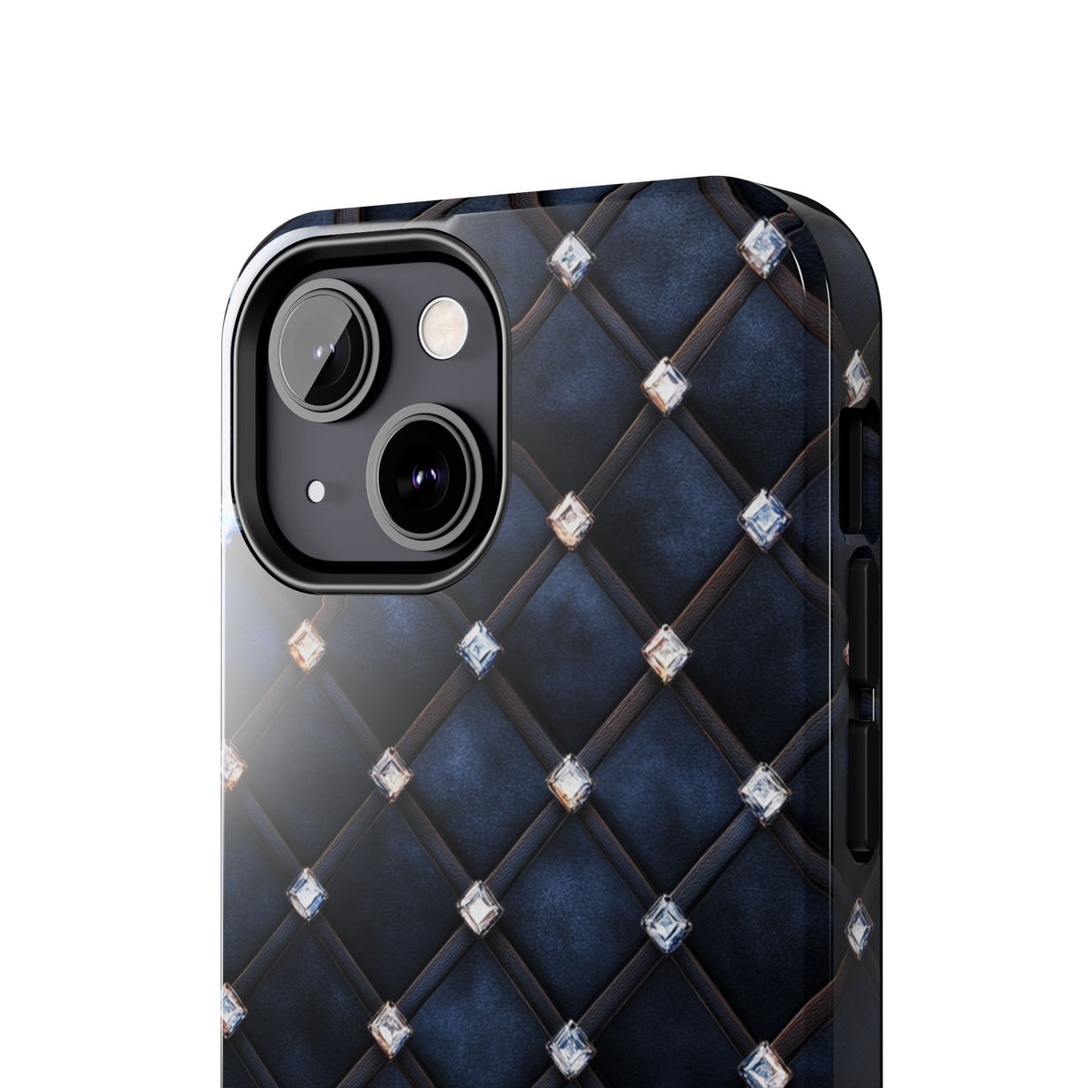 Fundas Premium MINUX para iPhone y Samsung Galaxy - Midnight Diamond Quilt
