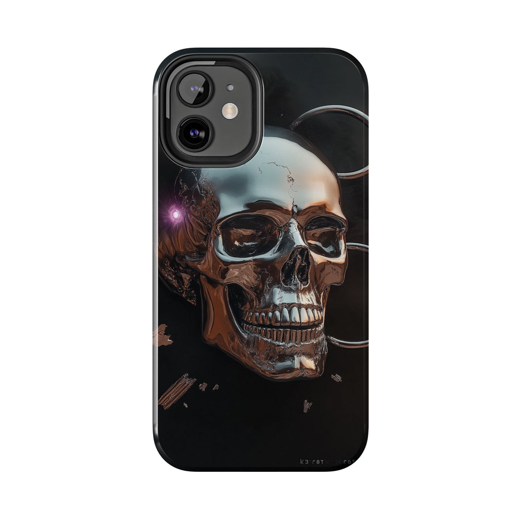 Funda Premium MINUX para iPhone y Samsung Galaxy - Iron Skull 002