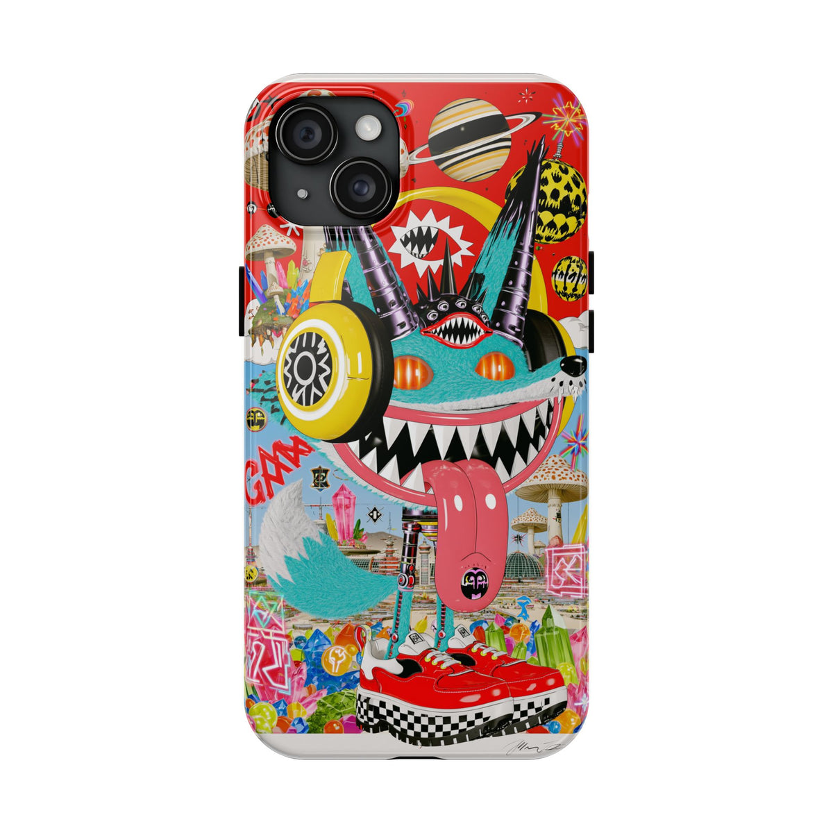 Fundas Premium MINUX para iPhone y Samsung Galaxy - Cyberpunk Fox Beast