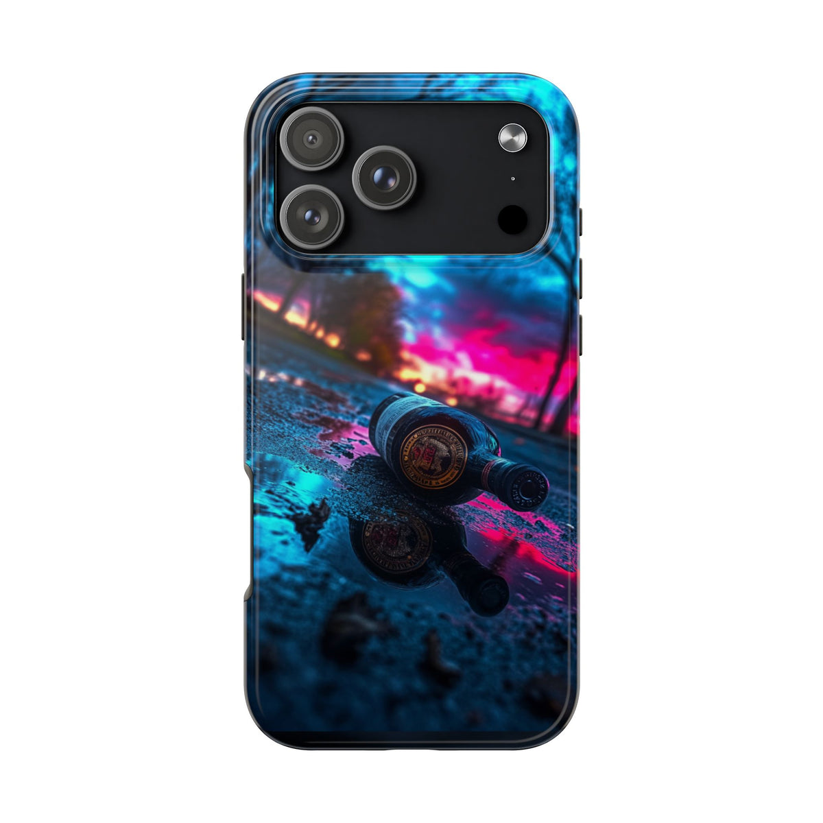 Funda Premium MINUX para iPhone y Samsung Galaxy - Neon Color Bottle