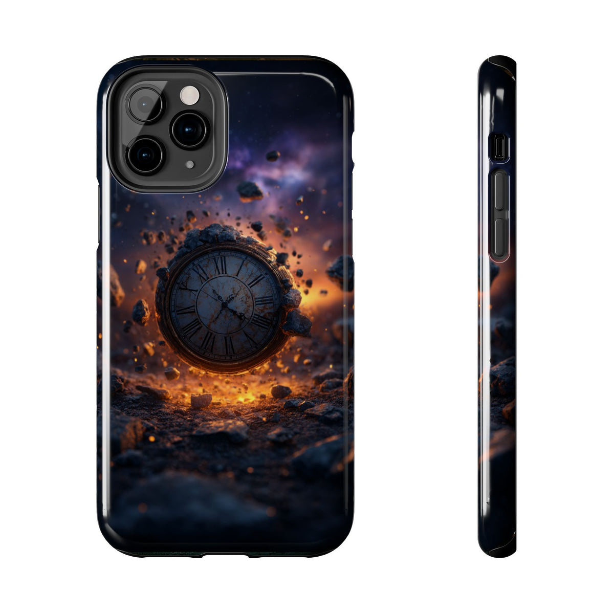 Funda Premium MINUX para iPhone y Samsung Galaxy - Clock