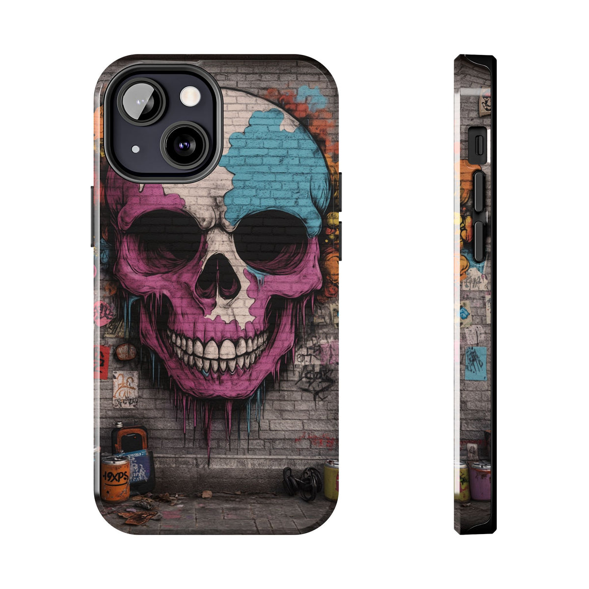 Funda Premium MINUX para iPhone y Samsung Galaxy - Graffiti Skull 001