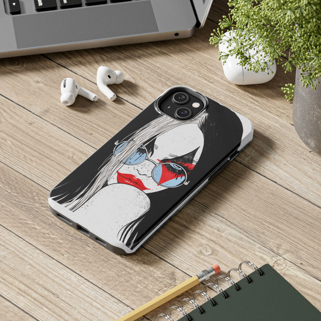 Fundas Premium MINUX para iPhone y Samsung Galaxy - Split Face Muse