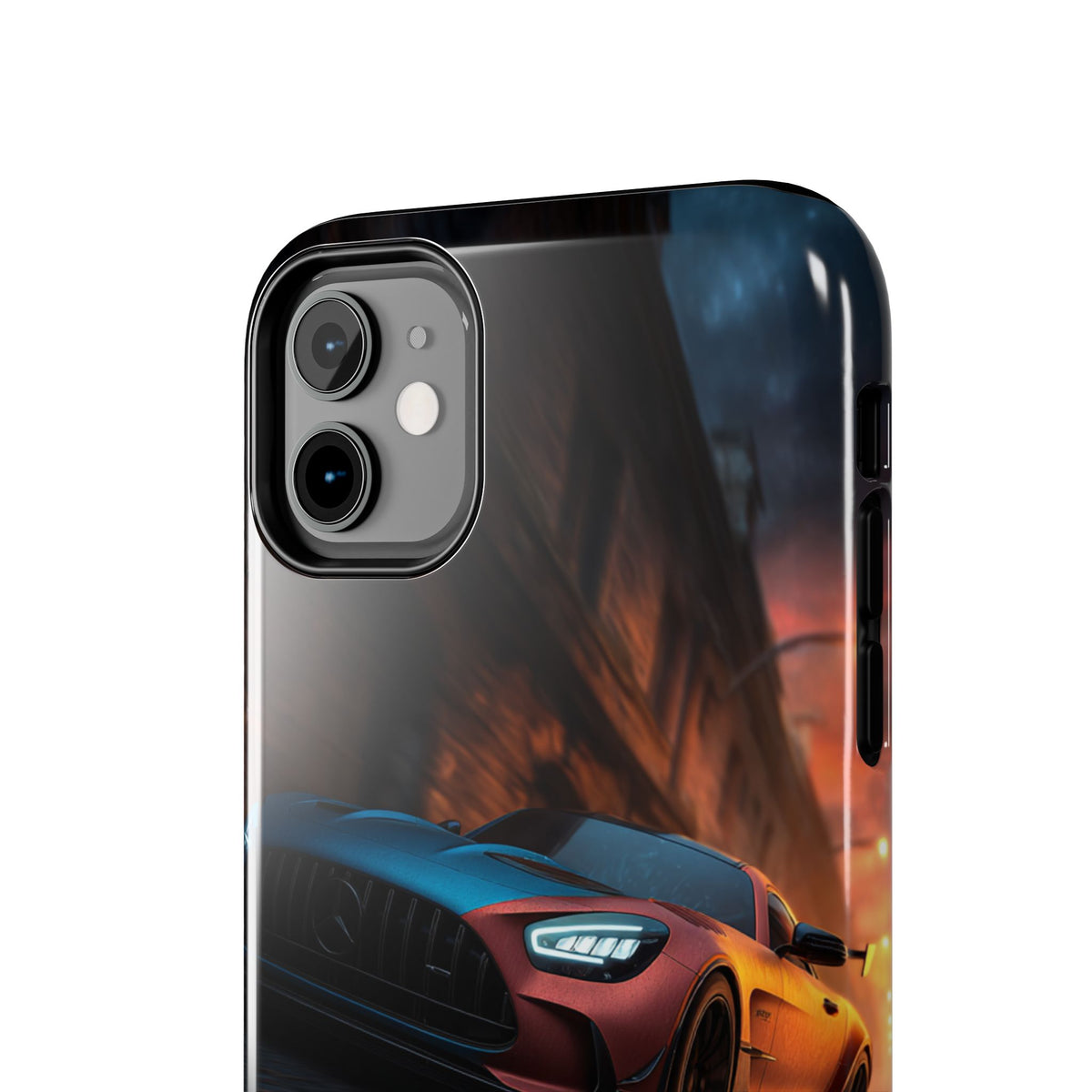 Funda Premium MINUX para iPhone y Samsung Galaxy - Neon car