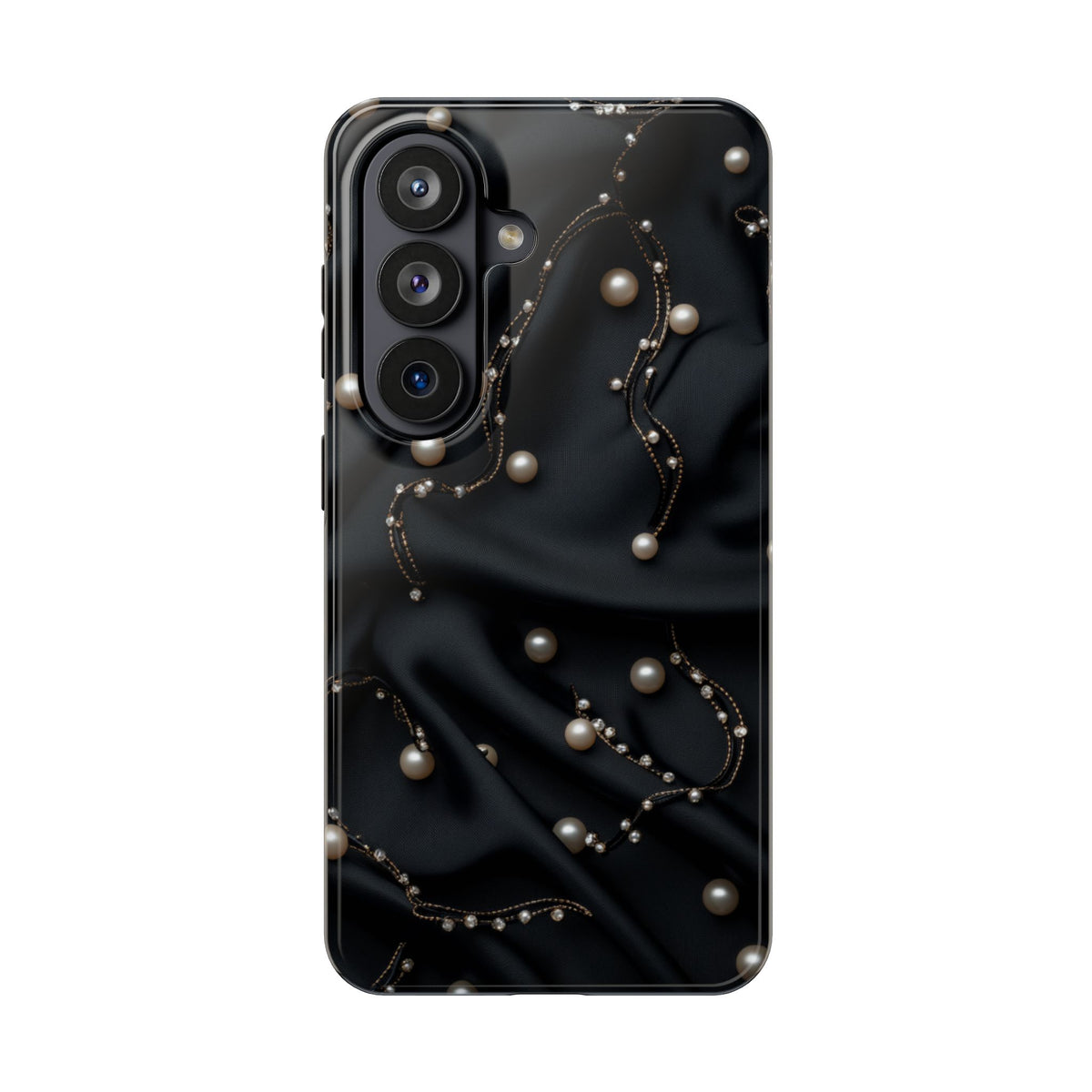 Fundas Premium MINUX para iPhone y Samsung Galaxy - Pearl Chain Velvet