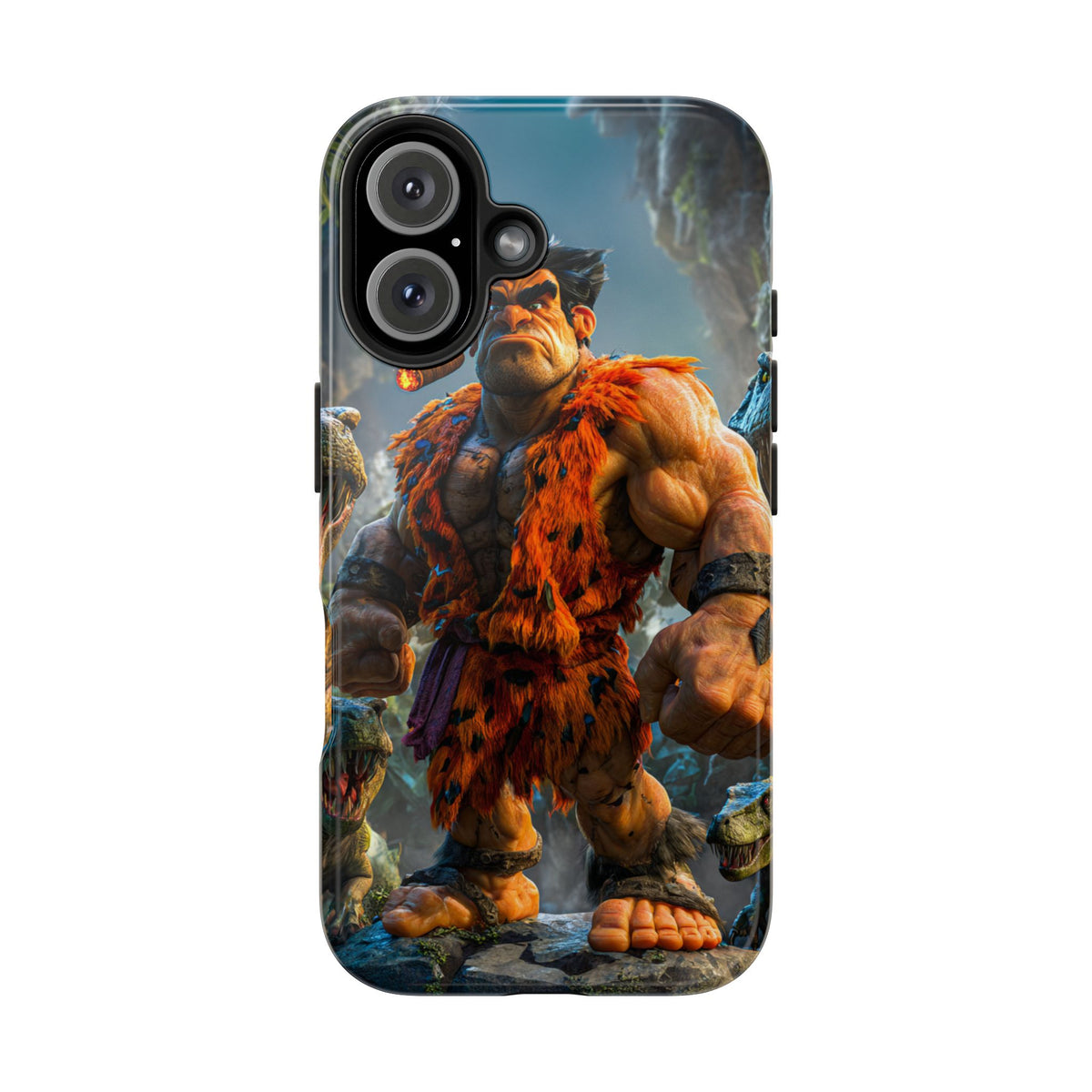 Funda Premium MINUX para iPhone y Samsung Galaxy - Caveman 002