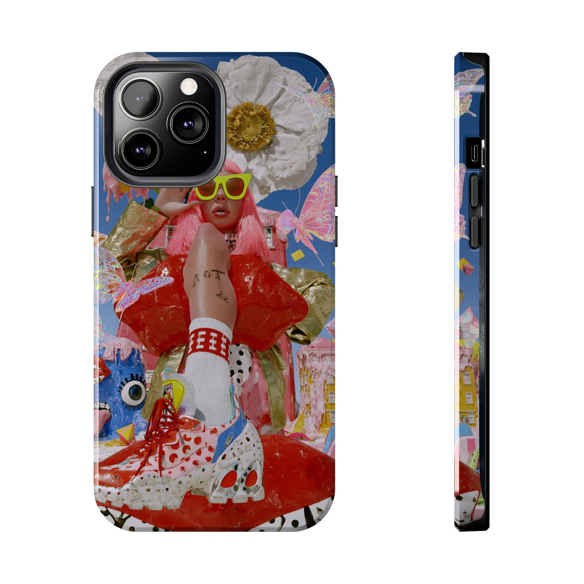Fundas Premium MINUX para iPhone y Samsung Galaxy - Dreamscape Pink Creature