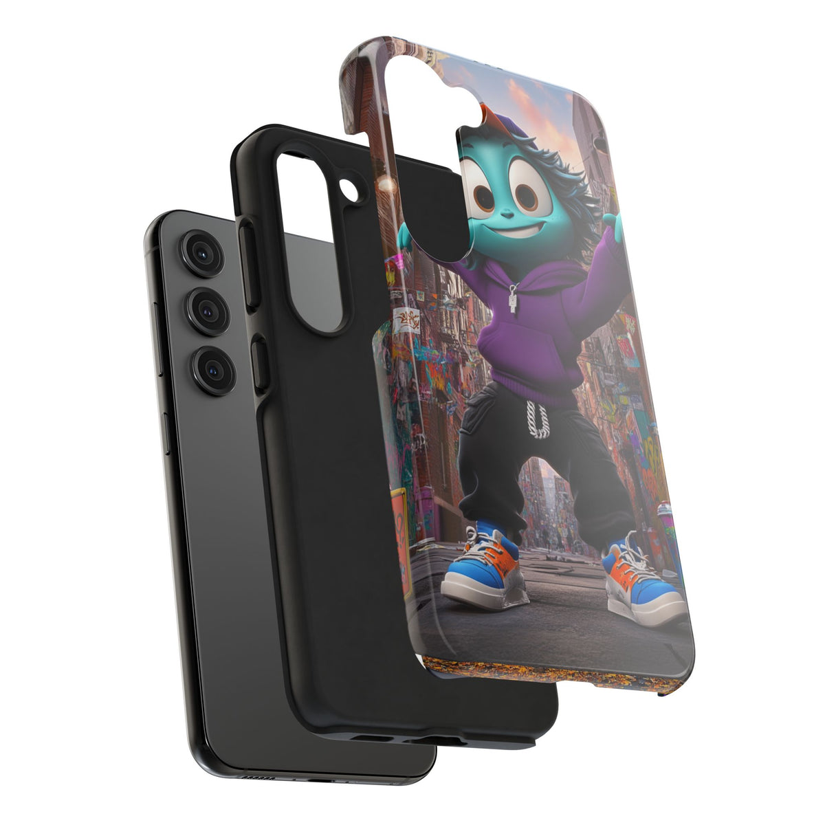 Funda Premium MINUX para iPhone y Samsung Galaxy - Alien Boy 002