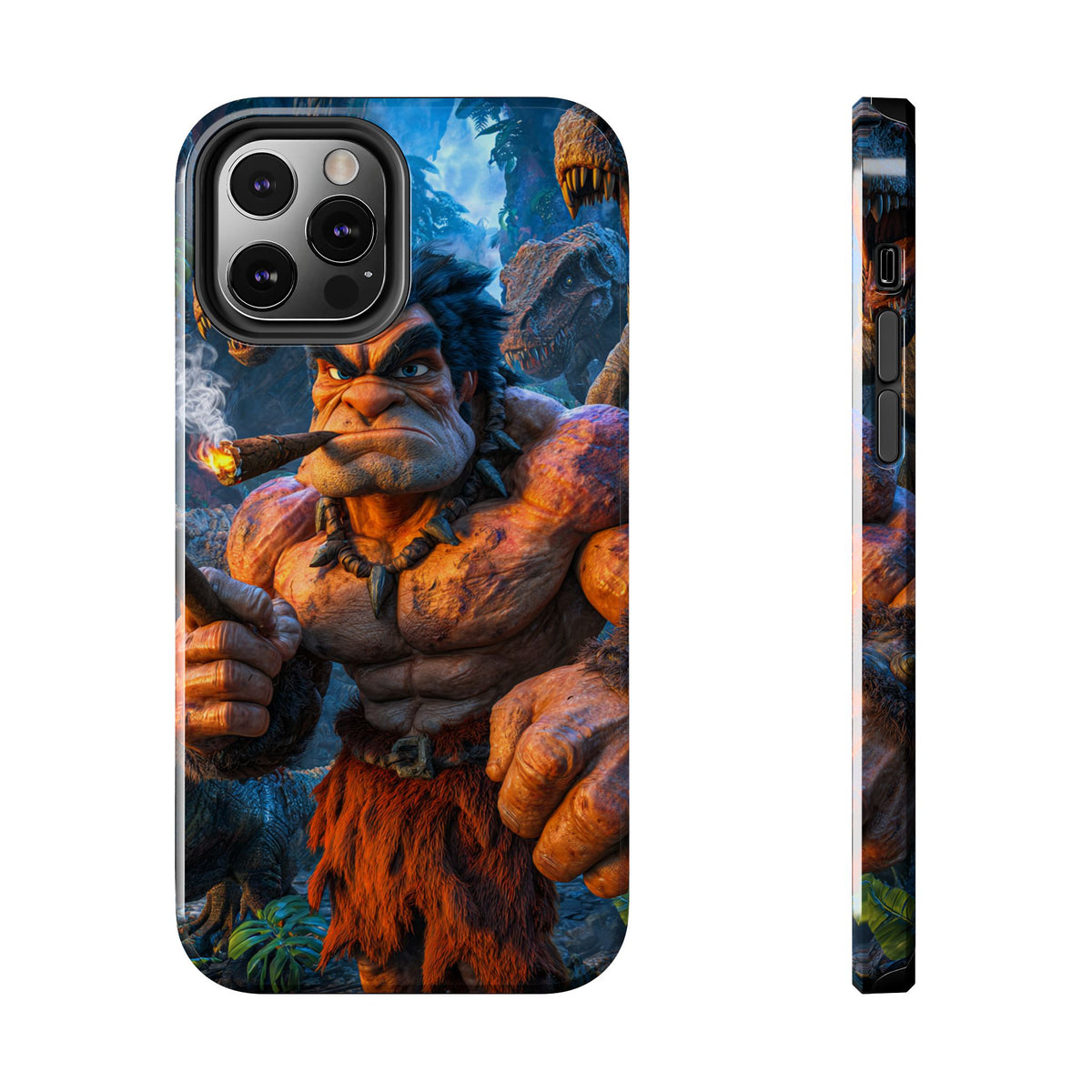 Funda Premium MINUX para iPhone y Samsung Galaxy - Caveman 003