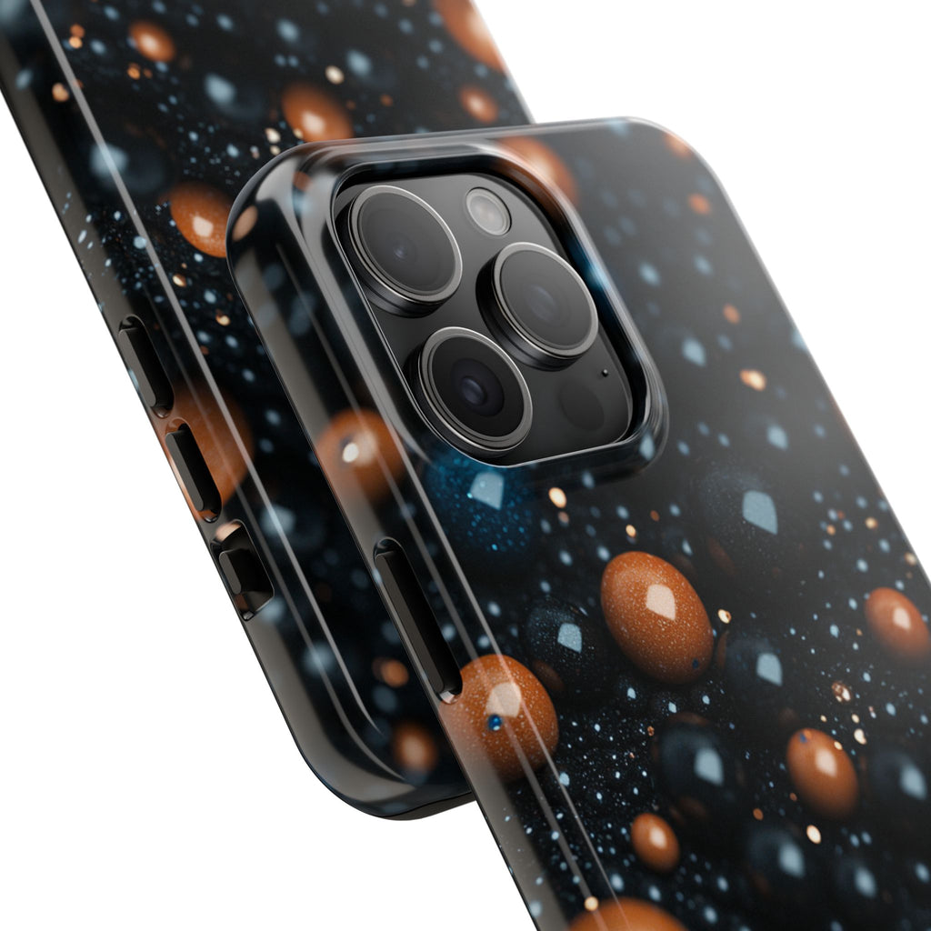 Fundas Premium MINUX para iPhone y Samsung Galaxy - Copper Pearl Constellation