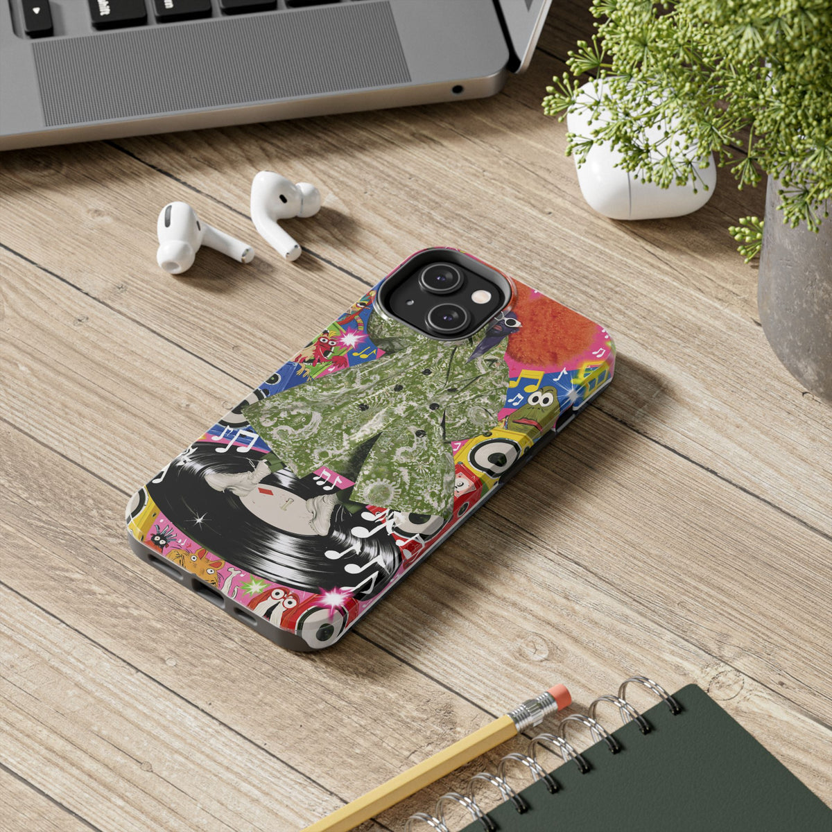 Fundas Premium MINUX para iPhone y Samsung Galaxy - Purple Tech Creature