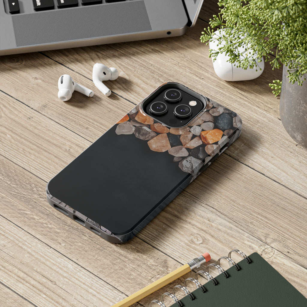 Fundas Premium MINUX para iPhone y Samsung Galaxy - Amber Stone Mosaic