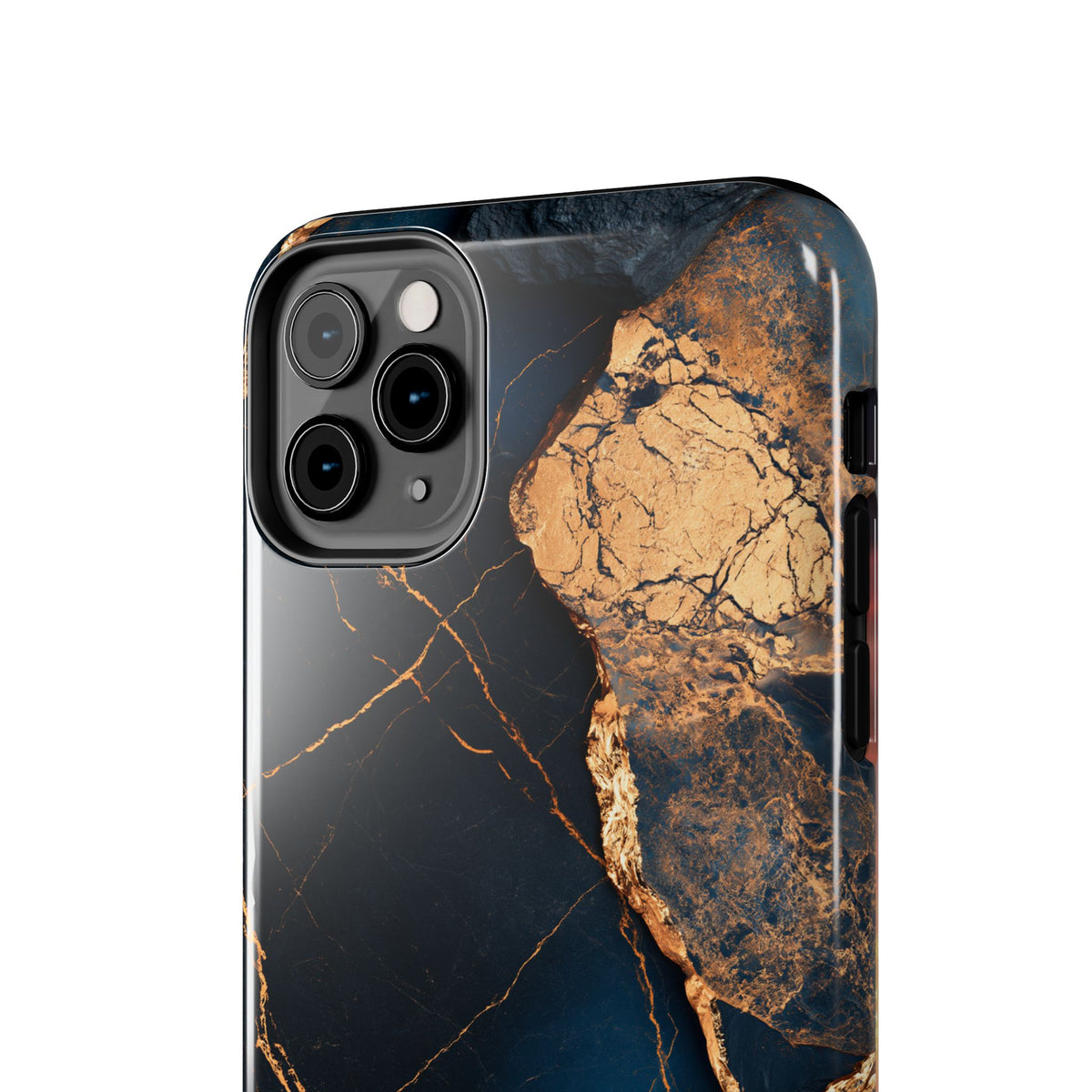 Funda Premium MINUX para iPhone y Samsung Galaxy - Golden Marble