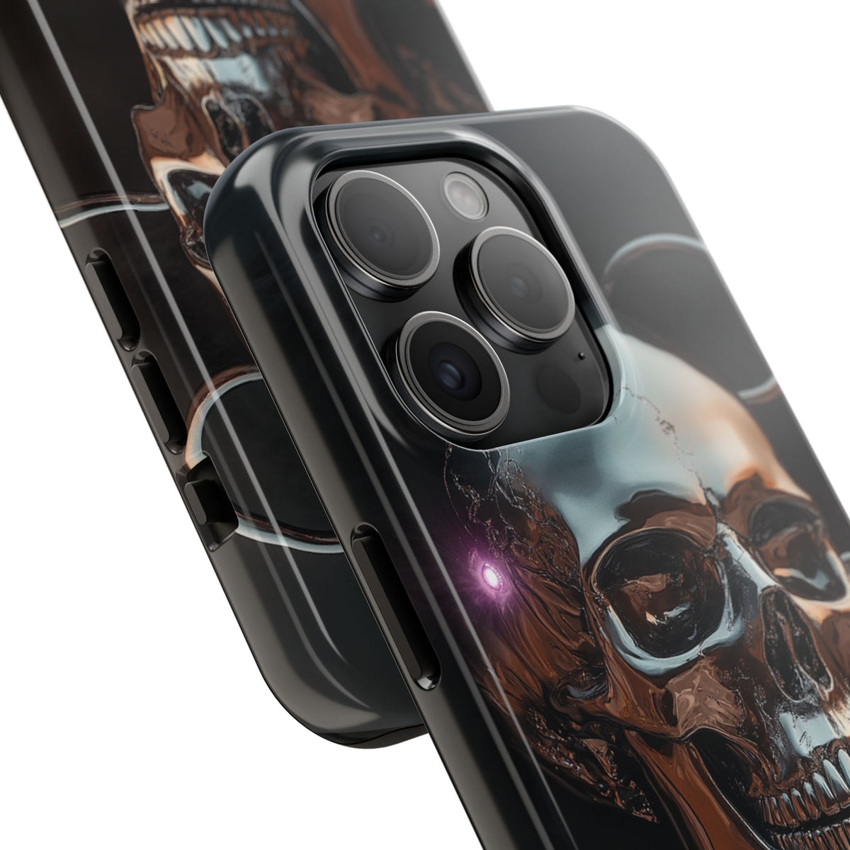 Funda Premium MINUX para iPhone y Samsung Galaxy - Iron Skull 002