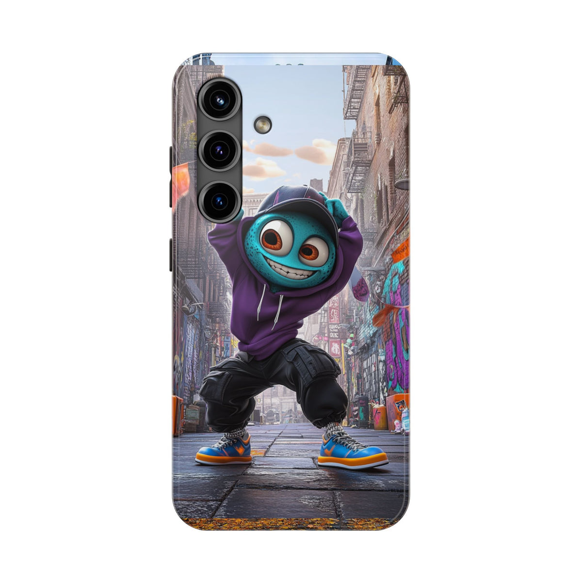 Funda Premium MINUX para iPhone y Samsung Galaxy - Alien Boy 001