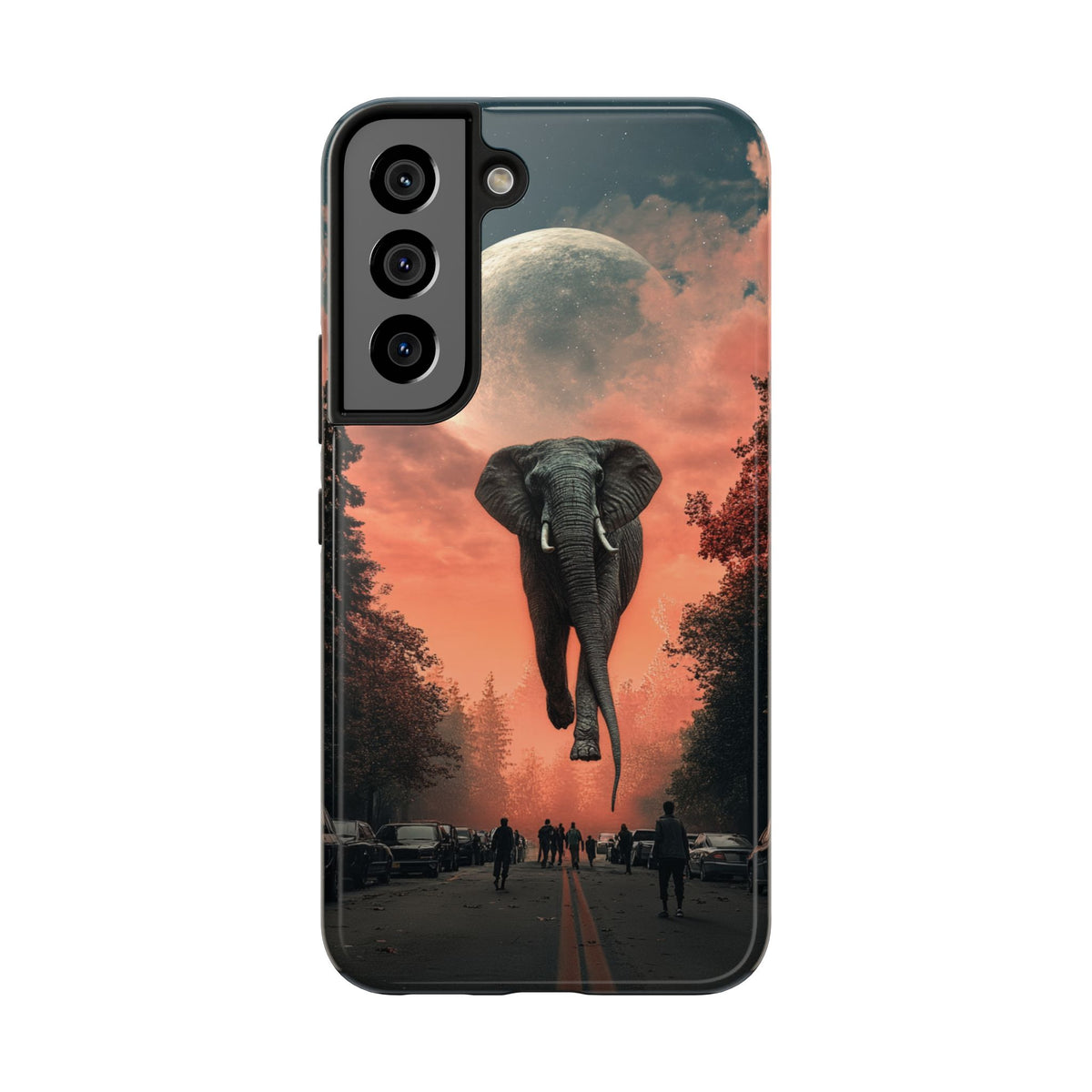 Fundas Premium MINUX para iPhone y Samsung Galaxy - Colossal Elephant City