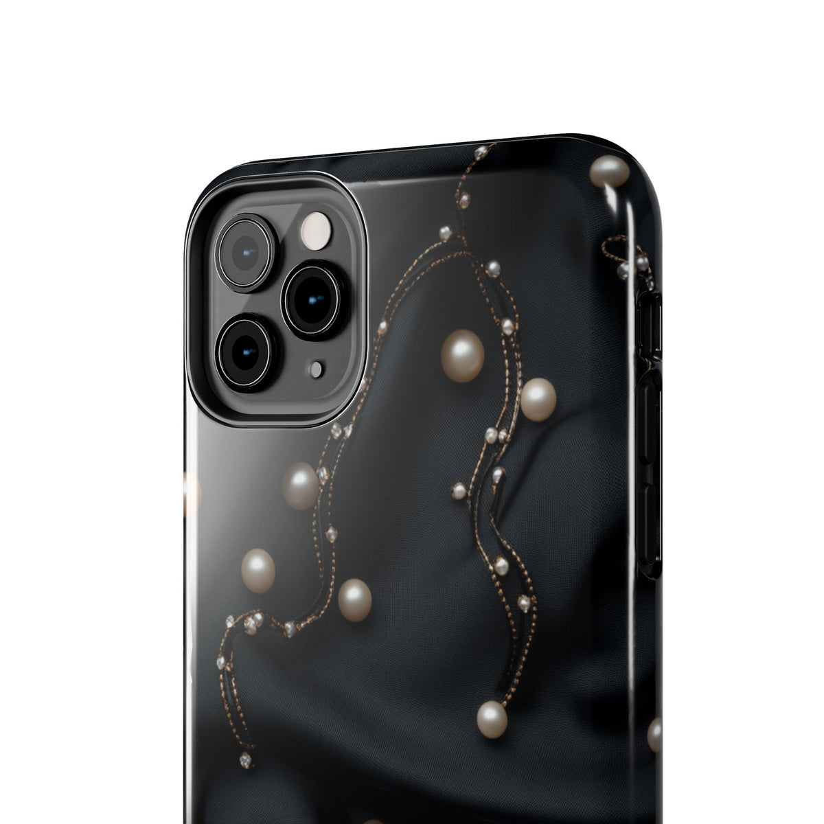 Fundas Premium MINUX para iPhone y Samsung Galaxy - Pearl Chain Velvet