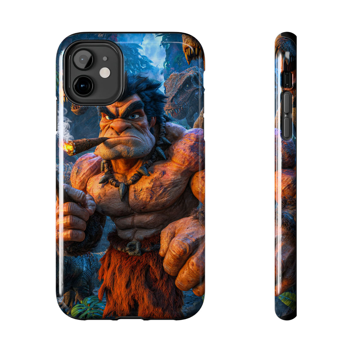Funda Premium MINUX para iPhone y Samsung Galaxy - Caveman 003