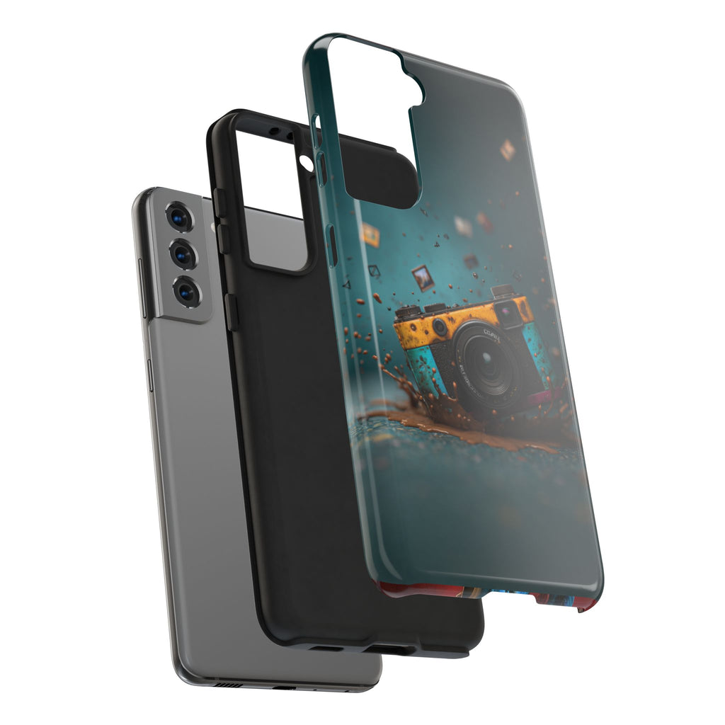 Funda Premium MINUX para iPhone y Samsung Galaxy - Color camera