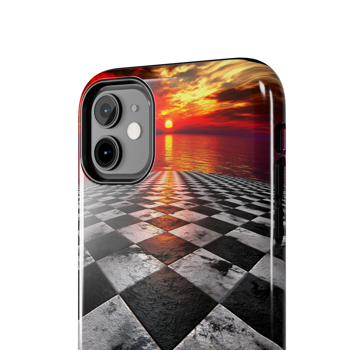 Funda Premium MINUX para iPhone y Samsung Galaxy - Chess floor
