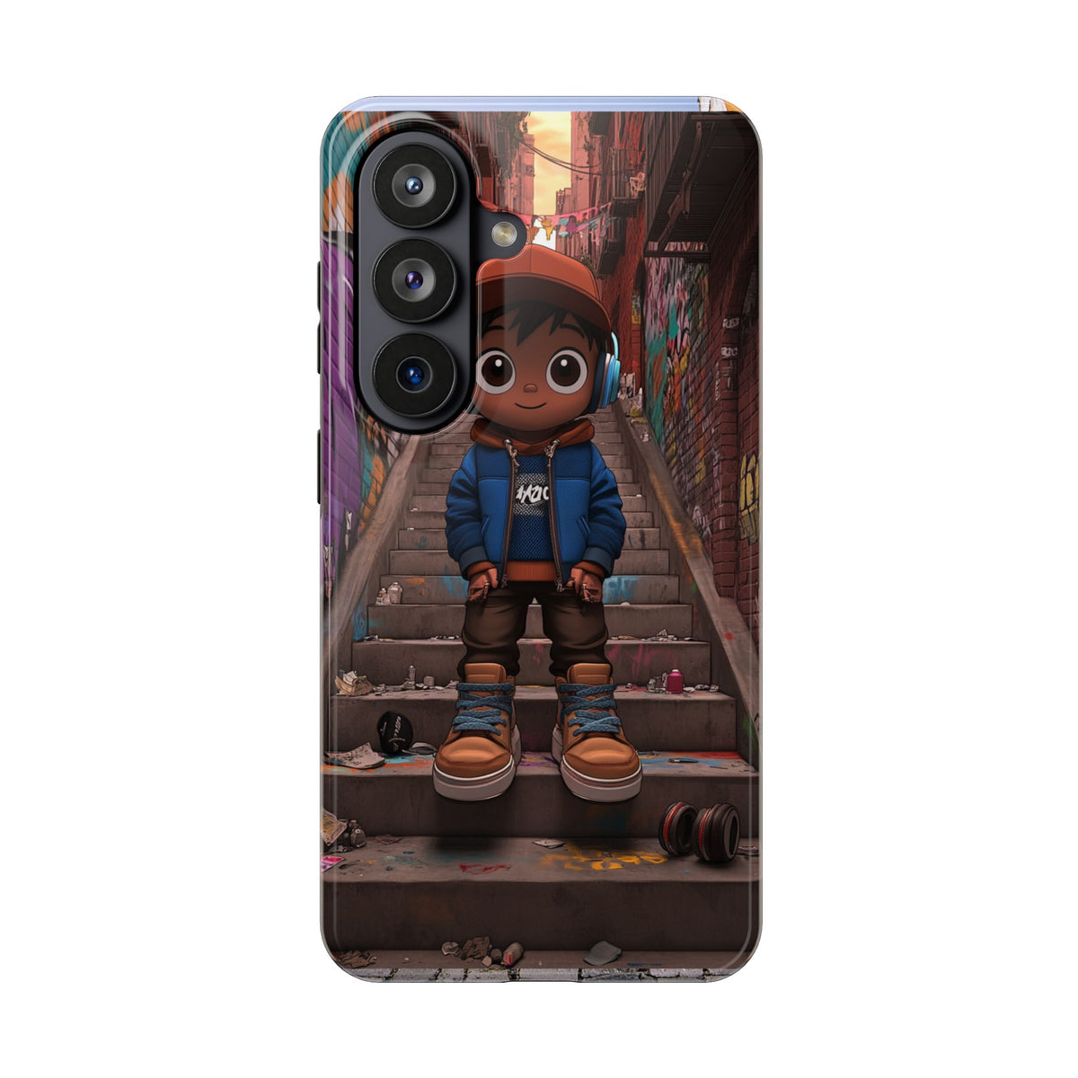 Funda Premium MINUX para iPhone y Samsung Galaxy - Street Boy 003