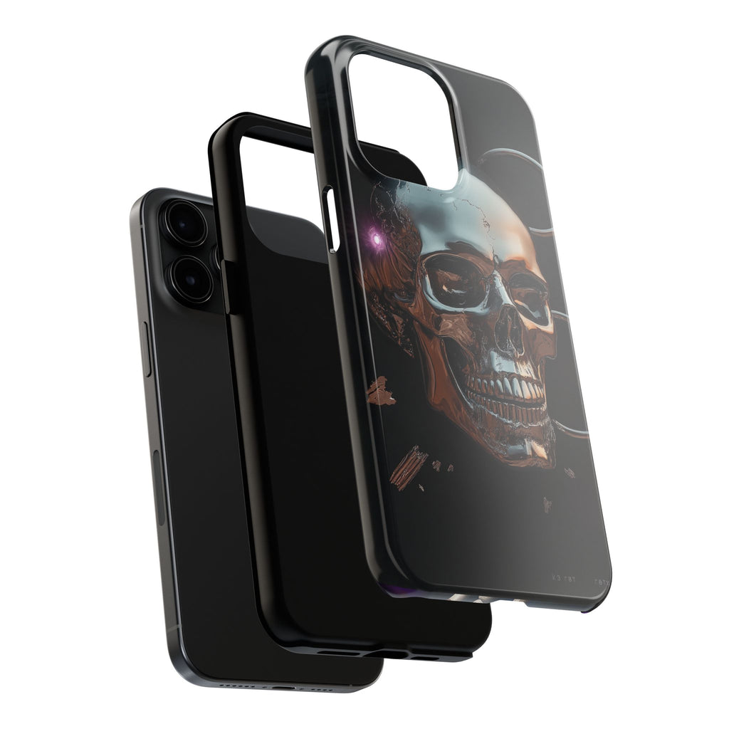 Funda Premium MINUX para iPhone y Samsung Galaxy - Iron Skull 002