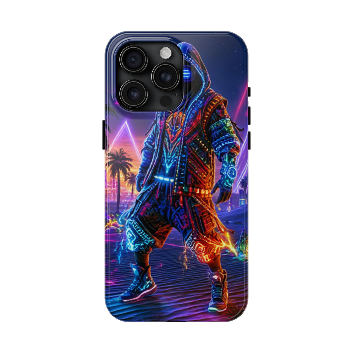 Funda Premium MINUX para iPhone y Samsung Galaxy - Cyberpunk Rave 002