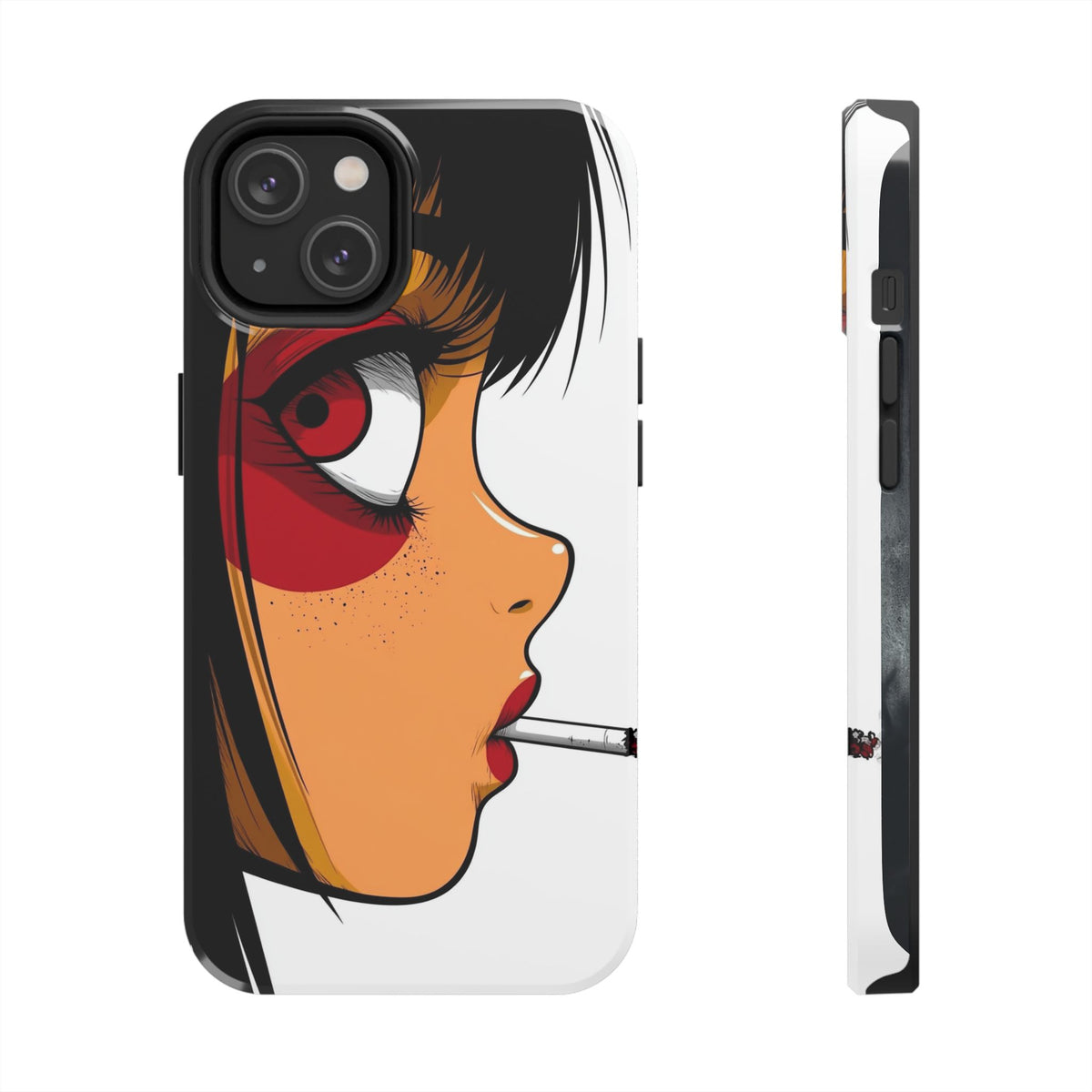 Fundas Premium MINUX para iPhone y Samsung Galaxy - Smoking Side Profile