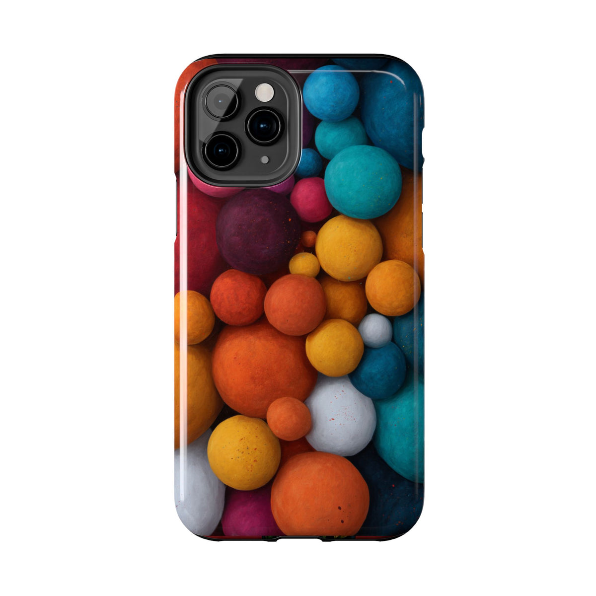 Funda Premium MINUX para iPhone y Samsung Galaxy - Colour balls 2