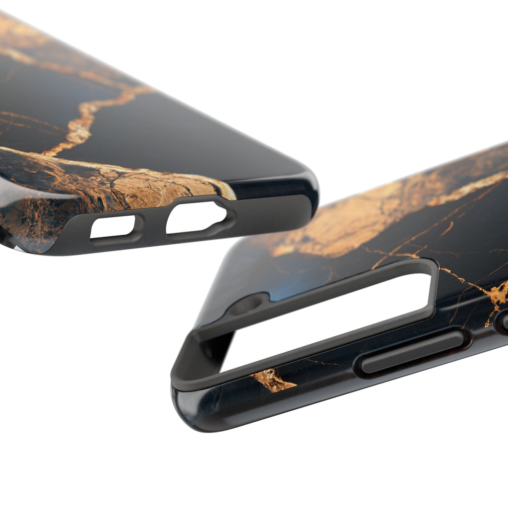 Funda Premium MINUX para iPhone y Samsung Galaxy - Golden Marble