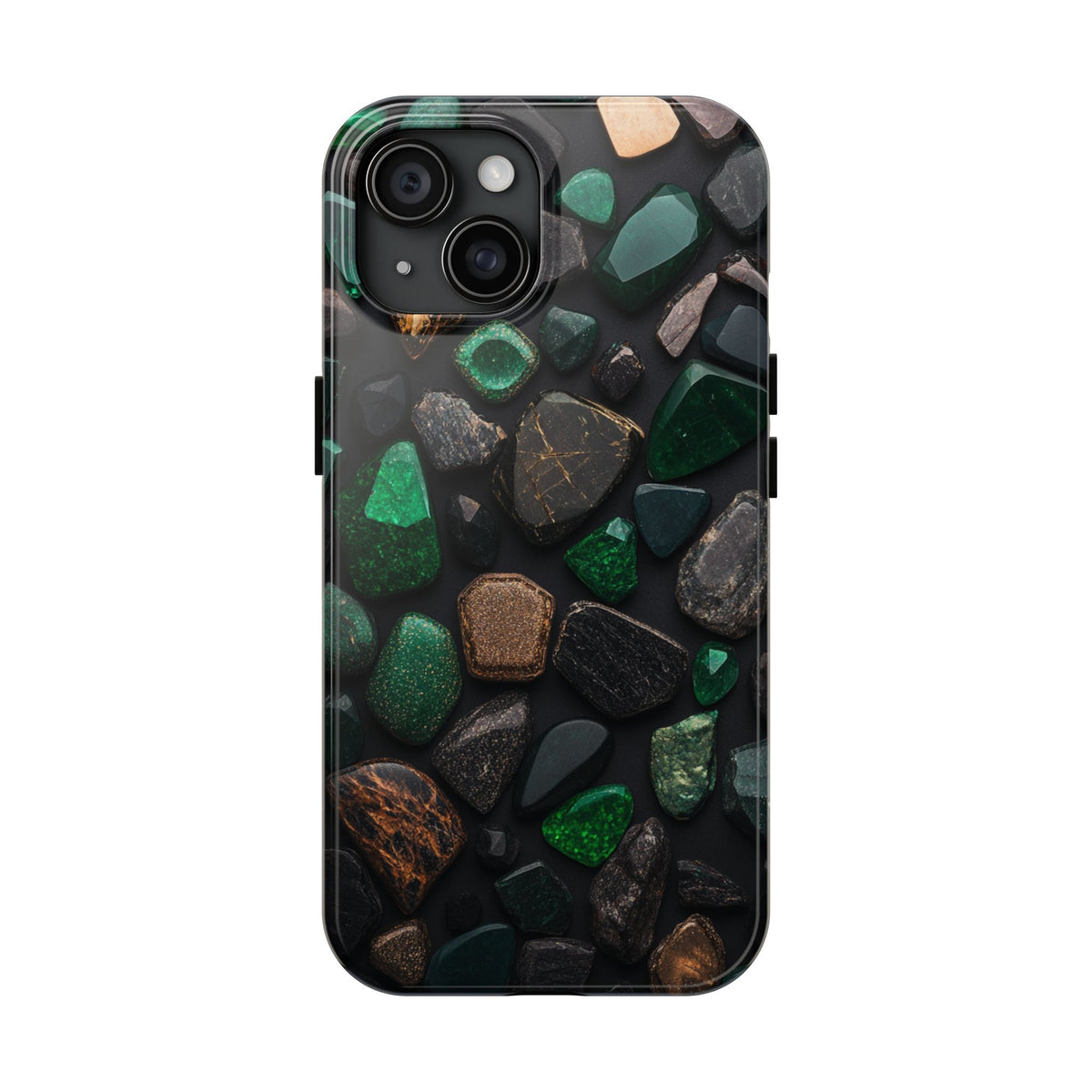 Fundas Premium MINUX para iPhone y Samsung Galaxy - Emerald Stone Mosaic