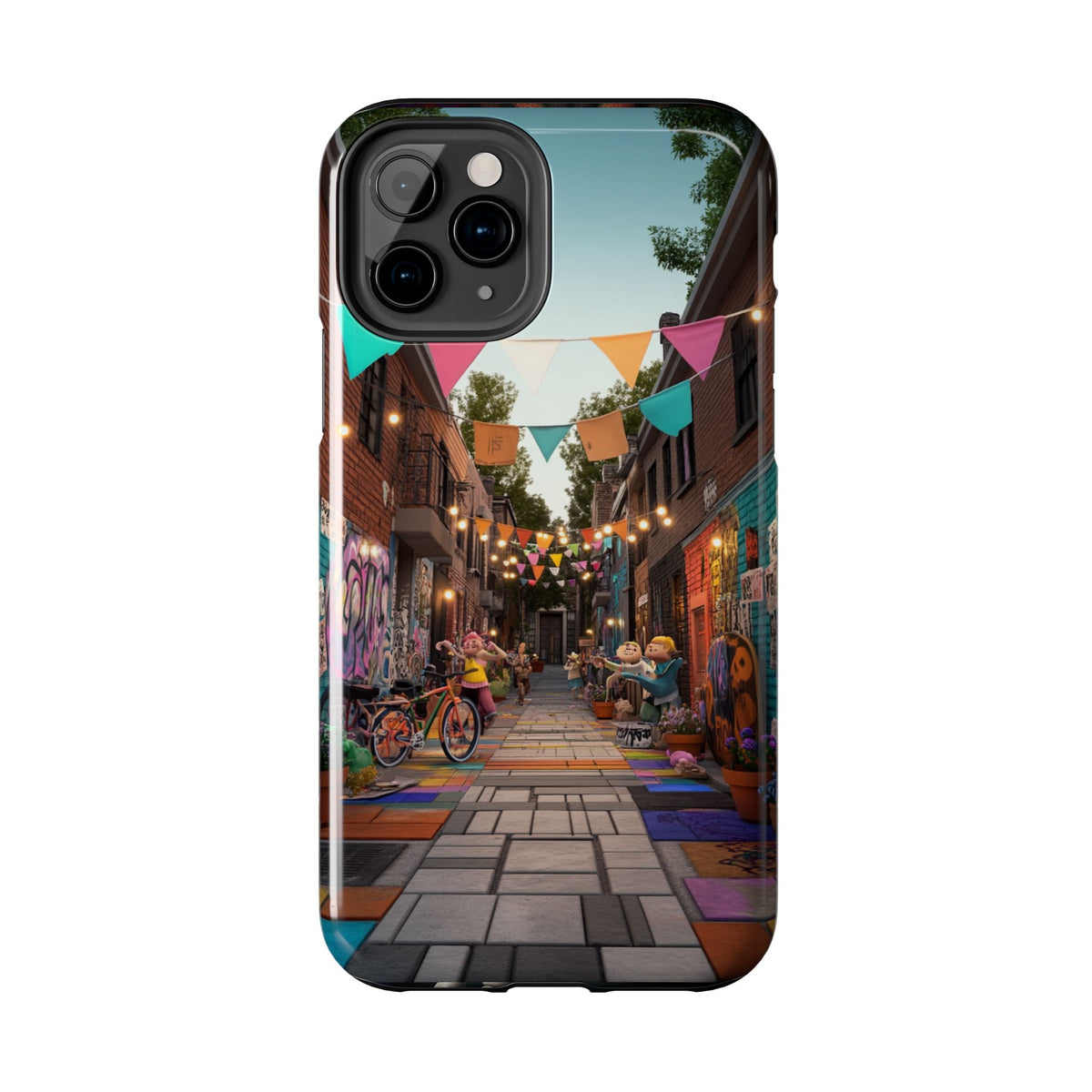 Funda Premium MINUX para iPhone y Samsung Galaxy - Street Party 003
