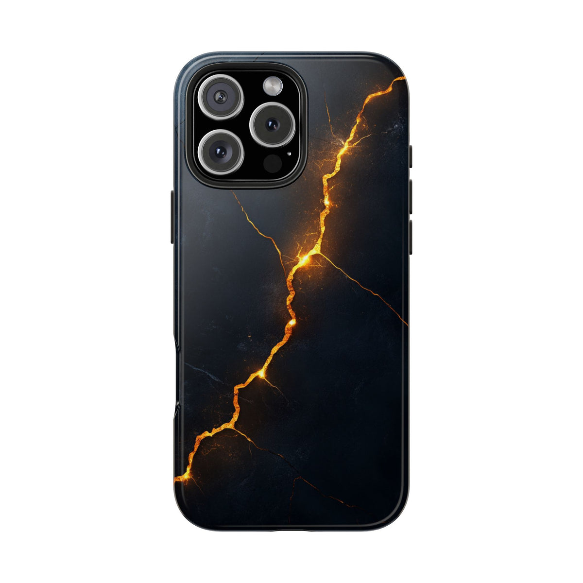 Fundas Premium MINUX para iPhone y Samsung Galaxy - Electric Gold Vein
