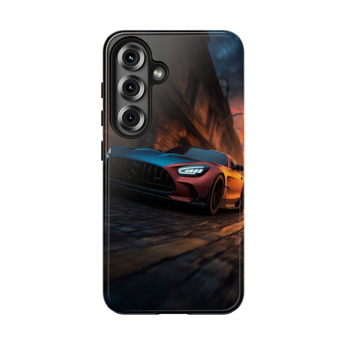 Funda Premium MINUX para iPhone y Samsung Galaxy - Neon car