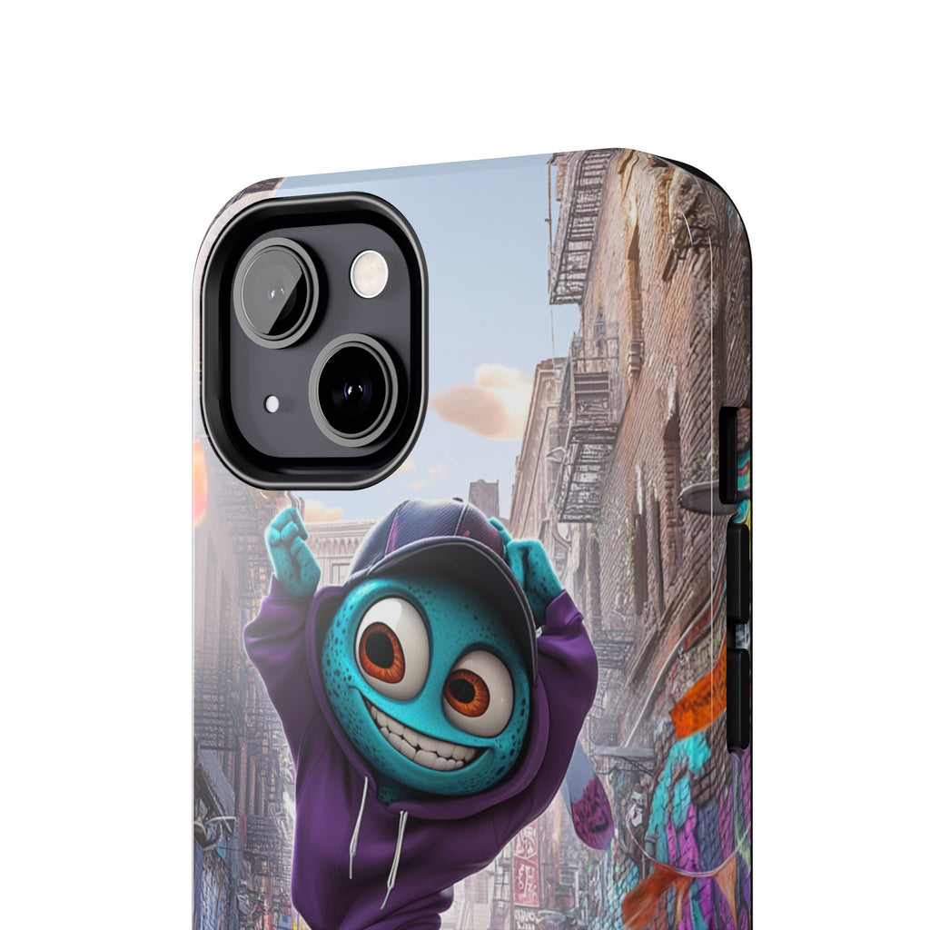 Funda Premium MINUX para iPhone y Samsung Galaxy - Alien Boy 001