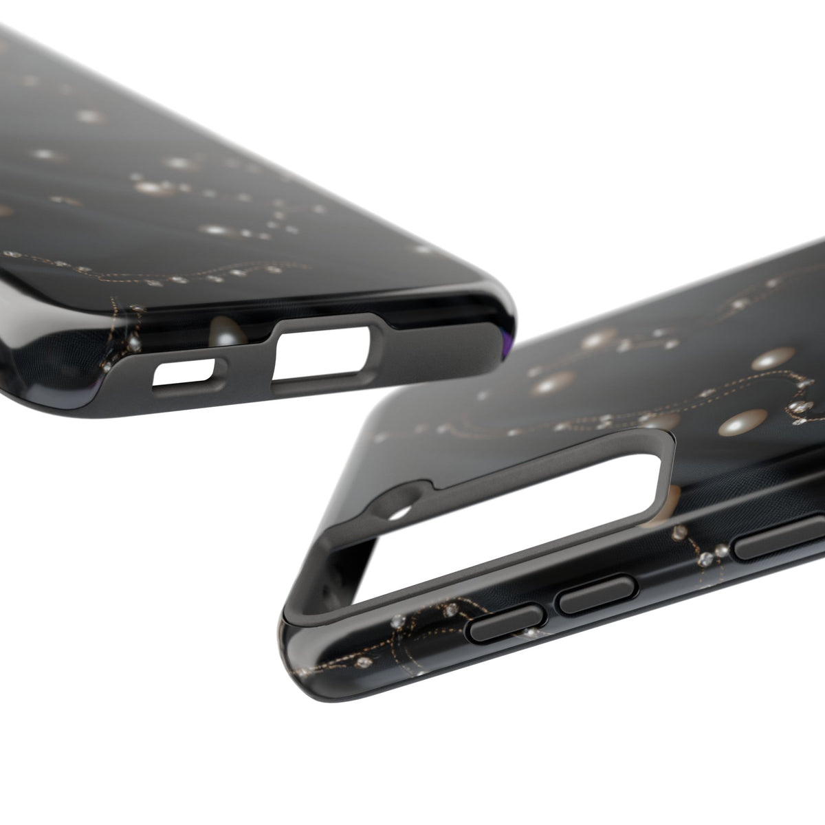 Fundas Premium MINUX para iPhone y Samsung Galaxy - Pearl Chain Velvet
