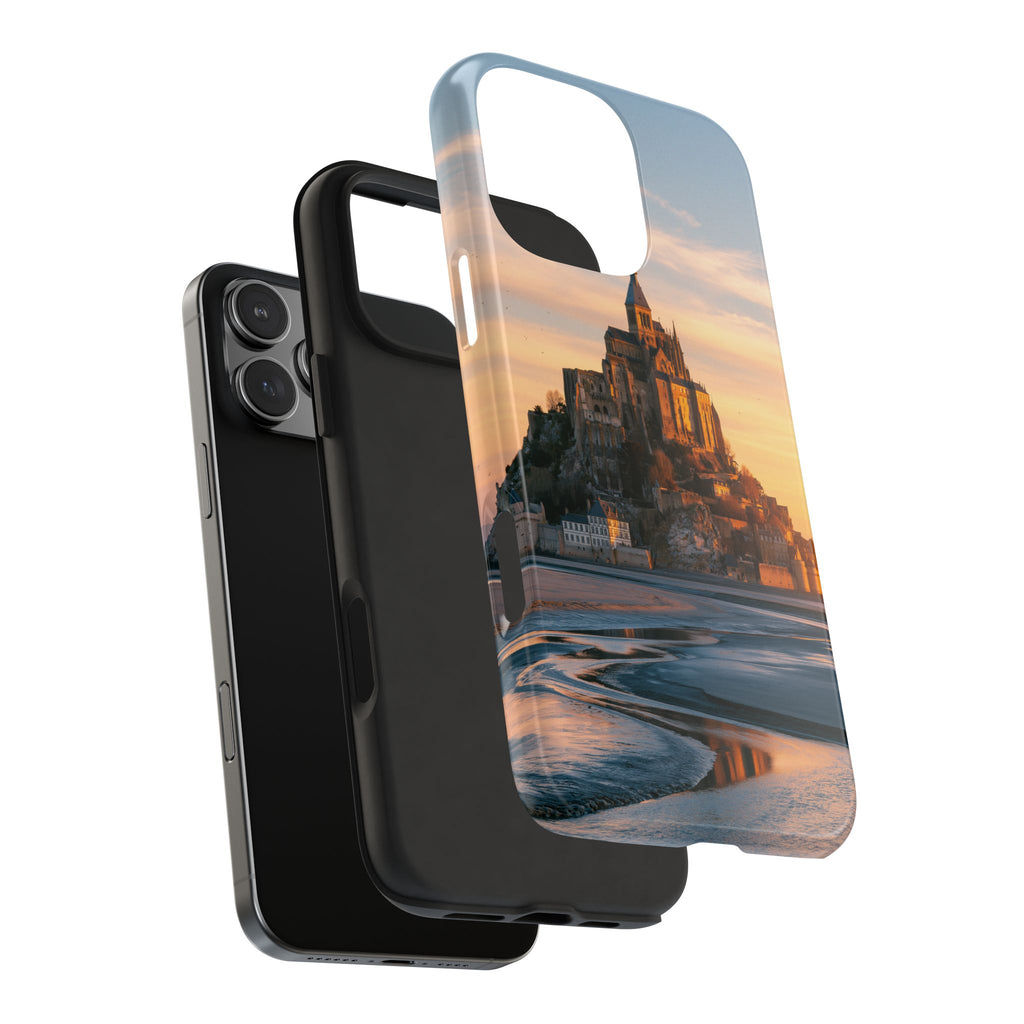 Funda Premium MINUX para iPhone y Samsung Galaxy - Mont Saint-Michel