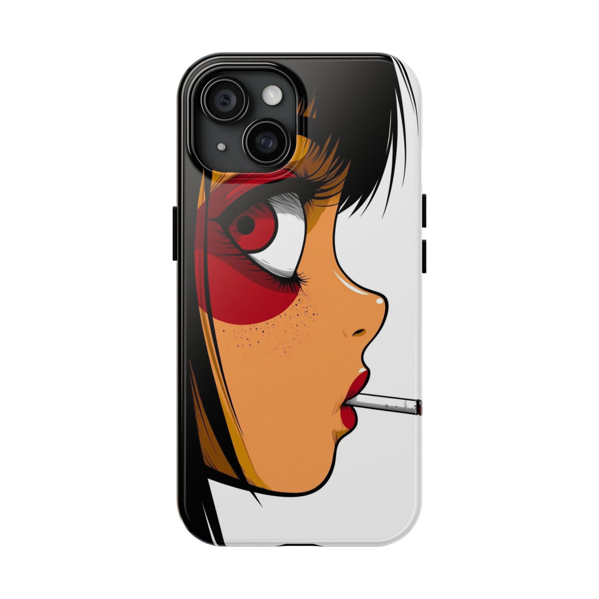 Fundas Premium MINUX para iPhone y Samsung Galaxy - Smoking Side Profile