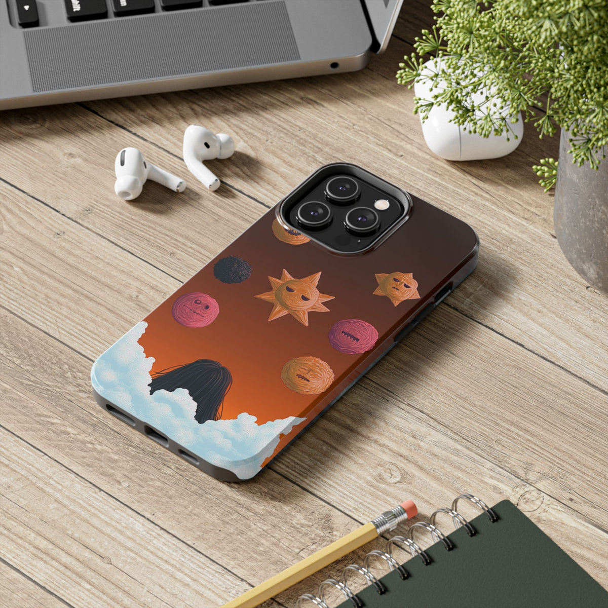 Fundas Premium MINUX para iPhone y Samsung Galaxy - Celestial Shapes