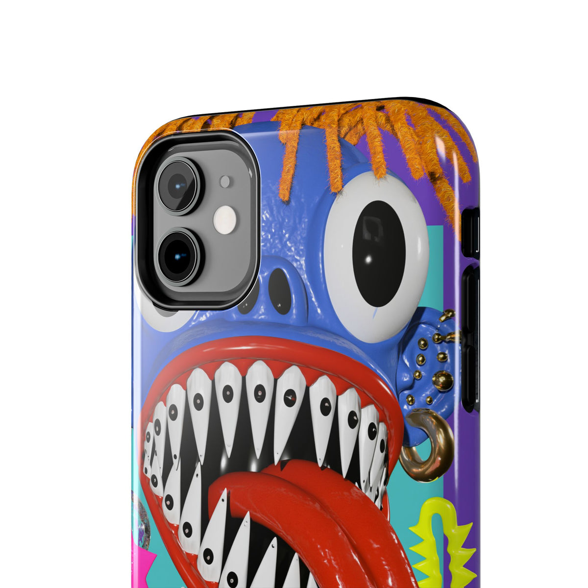 Fundas Premium MINUX para iPhone y Samsung Galaxy - Blue Monster Riot