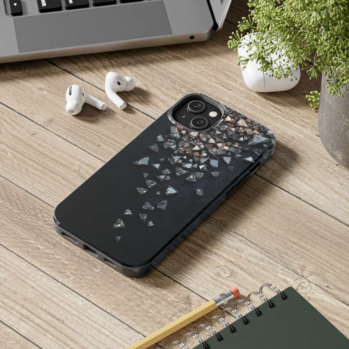 Funda premium  MINUX - Silver Shard Cascade